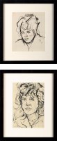 Lot 150 - Robert Oscar Lenkiewicz PORTRAITS OF WOMEN...