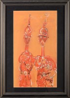 Lot 158 - Antoni Sulek CARICATURE PORTRAIT OF TWO POLISH...