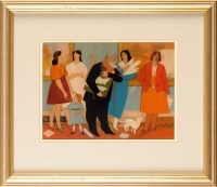 Lot 180 - Gordon Close ''AN ODD MOMENT NO. I'' mixed...