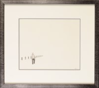 Lot 183 - K*** A*** Braine MAN WALKING signed and dated '...