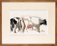 Lot 212 - Alexander Goudie, RP, RGI ''LES VACHES (THE...