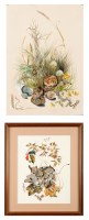 Lot 213 - Sheila Gertrude Mackie FIELD MICE AND FOLIAGE...