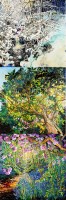 Lot 234 - Hugh Miller ABSTRACT COMPOSITIONS oil on...