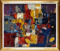 Lot 246 - Louis Robert James ''NIGHT LIGHTS'' signed and...