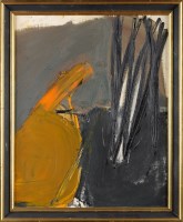 Lot 248 - Douglas Swan ''ORANGE FORM'' signed and...