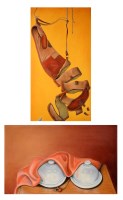 Lot 254 - Janet Boskett ''A MATCHING PAIR'' signed,...