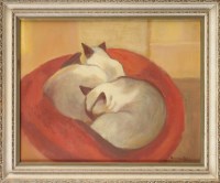 Lot 260 - Nerine Desmond ''THE SLEEP OF SIAMESE'' - TWO...