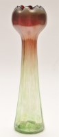 Lot 1005 - Rindskopf: a 'Pepita' vase, bulbous neck and...