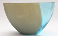 Lot 1022 - A. Hunebelle: an Art Deco frosted glass lamp...
