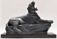 Lot 1087 - A reproduction bronze effect model of a...