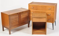 Lot 1147 - Steens, Denmark: a bedside pedestal, fitted a...