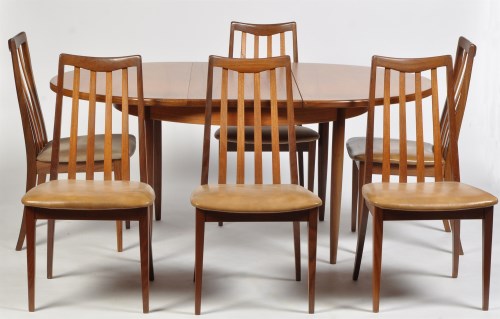Lot 1188 - G-Plan: an extending teak dining table, 170 x...
