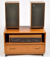 Lot 1208 - G-Plan: a teak cabinet, the alcove with...