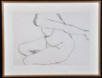 Lot 1323 - Anthony Caro ''Drawing No. 218'' - a female...
