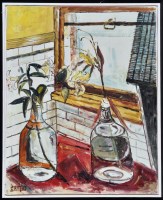 Lot 1401 - After John Bratby ''Live and Dead Lilium...