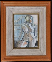 Lot 1434 - O*** Nunes Modernist style study of a female...