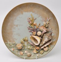 Lot 106 - Doulton, Burslem seashell dish, with applied...