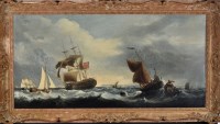 Lot 242 - 19th Century British School A Royal Naval...