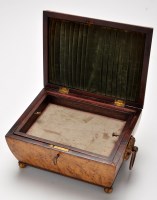 Lot 312 - A 19th Century birdseye maple and mahogany...