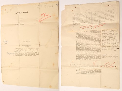 Lot 316 - Sir Winston Leonard Spencer-Churchill: two...