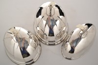Lot 392 - Two graduated Victorian old Sheffield plate...