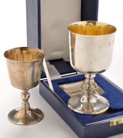 Lot 403 - An Elizabeth II goblet, by Reid & Sons,...