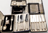 Lot 424 - A George V silver christening set, by Cooper...