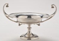 Lot 447 - An Edwardian silver two-handled bon-bon stand,...