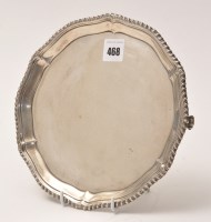Lot 468 - A George III salver, by Richard Rugg I, London...