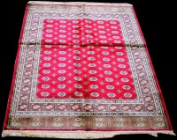 Lot 884 - A Kashmir Bokhara type rug, with tekke...