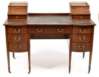 Lot 971 - Maple & Co. Ltd: an inlaid mahogany and...