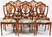 Lot 1006 - A set of six single and two arm Edwardian...