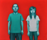 Lot 4 - He Bin Untitled Signed and dated 2007 Oil on...