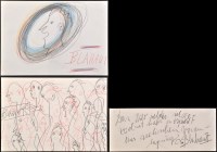 Lot 5 - Josef Blahaut ''Menschen'' 1980 Signed Pencil...