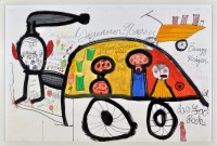 Lot 6 - Ida Buchmann ''Zigeuner-Wagen'' 1988 Signed...