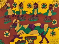 Lot 18 - Johann Garber ''Die Hunde'' 1984 Signed,...