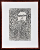Lot 35 - Johann Hauser ''Frauenkopf'' 1969 Pencil on...