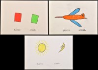 Lot 37 - Johann Hauser ''Flugzeug'' 1976 Signed Pencil...