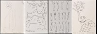 Lot 73 - Fritz Koller ''Ameisen'' 1980 Signed Inscribed...