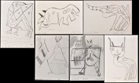 Lot 74 - Fritz Koller ''Schiraffe'' 1985 Signed,...