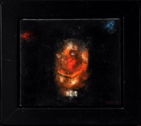 Lot 82 - Walter Navratil ''Gesicht'' 1984 Signed Oil on...