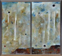 Lot 114 - Caroline Aspasia Nomikos Untitled - Diptych...