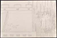 Lot 123 - Otto Prinz ''Drei Menschen im Garten'' Signed...