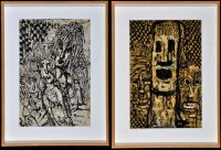 Lot 140 - Louis Soutter ''Raven Food'' Pen and ink on...