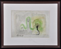 Lot 150 - Theodoros Stamos Untitled 1949 Gouache on...