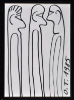 Lot 161 - Oswald Tschirtner ''Drei Menschen'' 1985...
