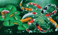 Lot 191 - Artist Unknown (20th Century) ''Koi Carp in a...