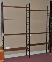 Lot 27 - A set of Ladderax style shelving.