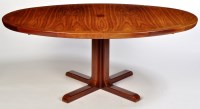 Lot 47 - Skovby, Denmark: an oval rosewood extending...