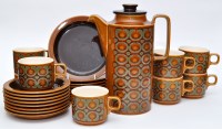 Lot 122 - A Hornsea 'Brontë' pattern part coffee service,...